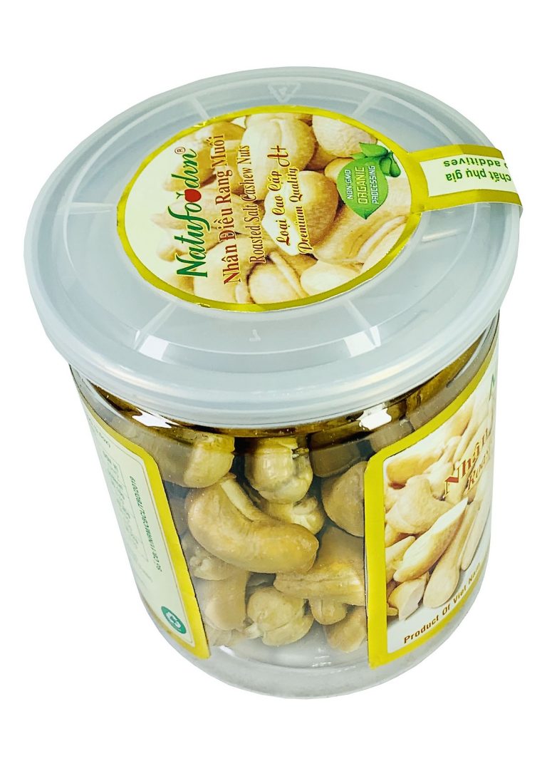 Vietnam Roasted Salt Cashew Kernels Cans 225g